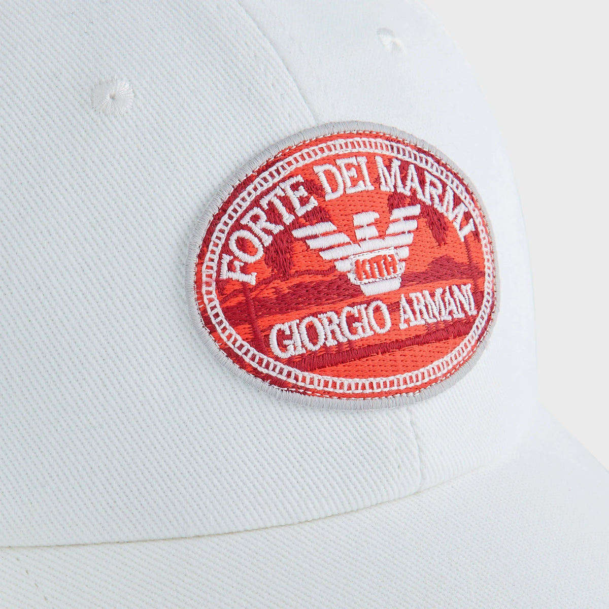 Giorgio Armani & Kith Forte dei Marmi Classic Cap - White
