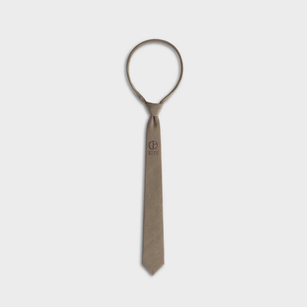 Giorgio Armani & Kith Silk Tie - Gravel