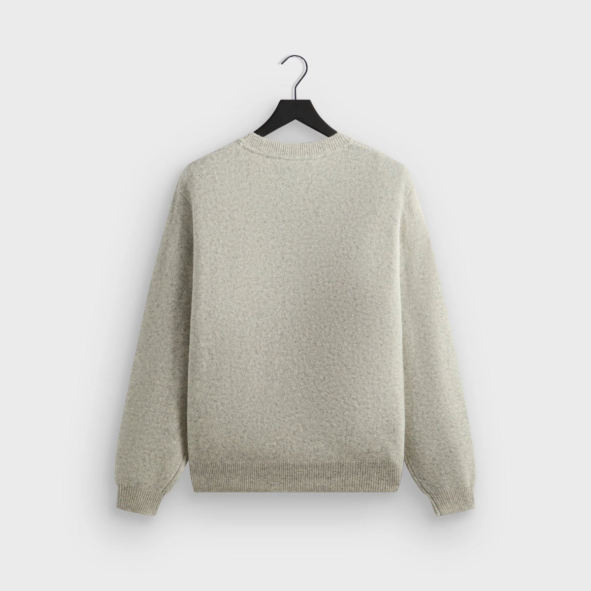 Kith Boucle Harmon Henley Sweater - Light Heather Grey