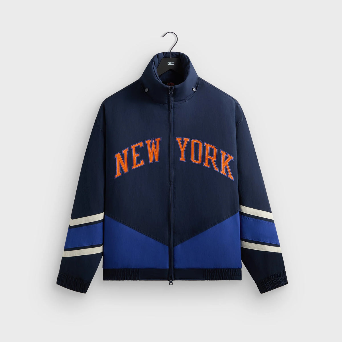 Kith for the New York Knicks Padded Nylon Jacket - Nocturnal