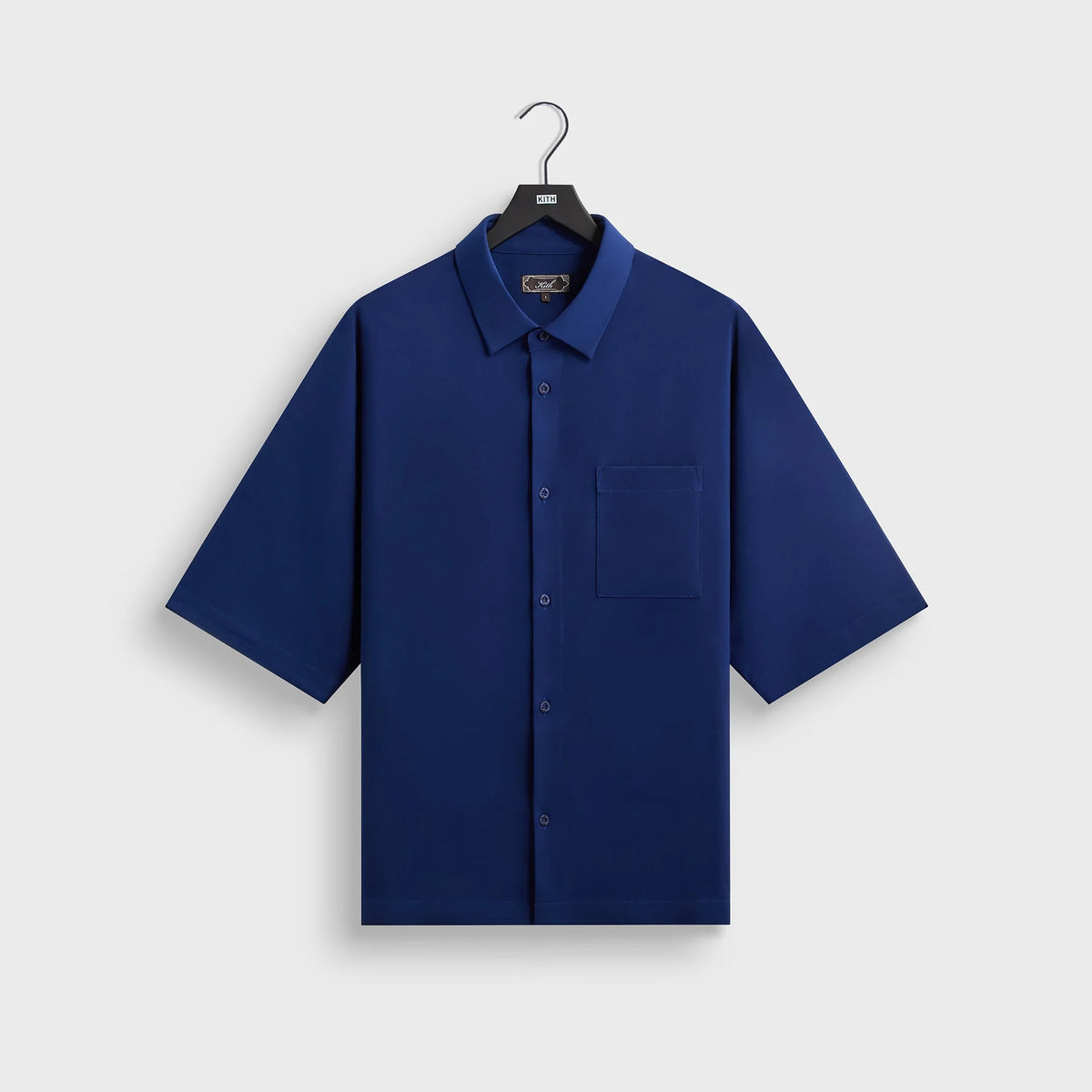 Kith Drape Twill Raf Shirt - Deep Royal