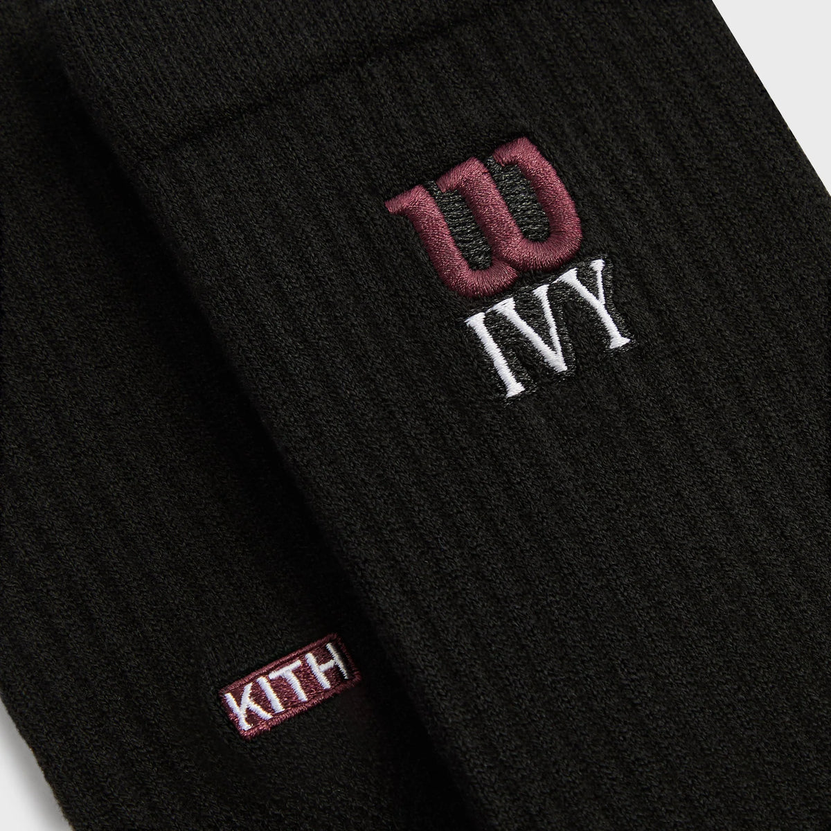 Kith Ivy for Wilson Performance Crew Socks - Black
