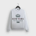 Kith Nelson Crewneck - Light Heather Grey