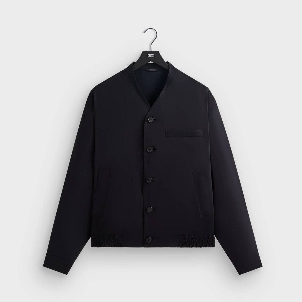 Giorgio Armani & Kith Collarless Bomber Jacket - Admiral