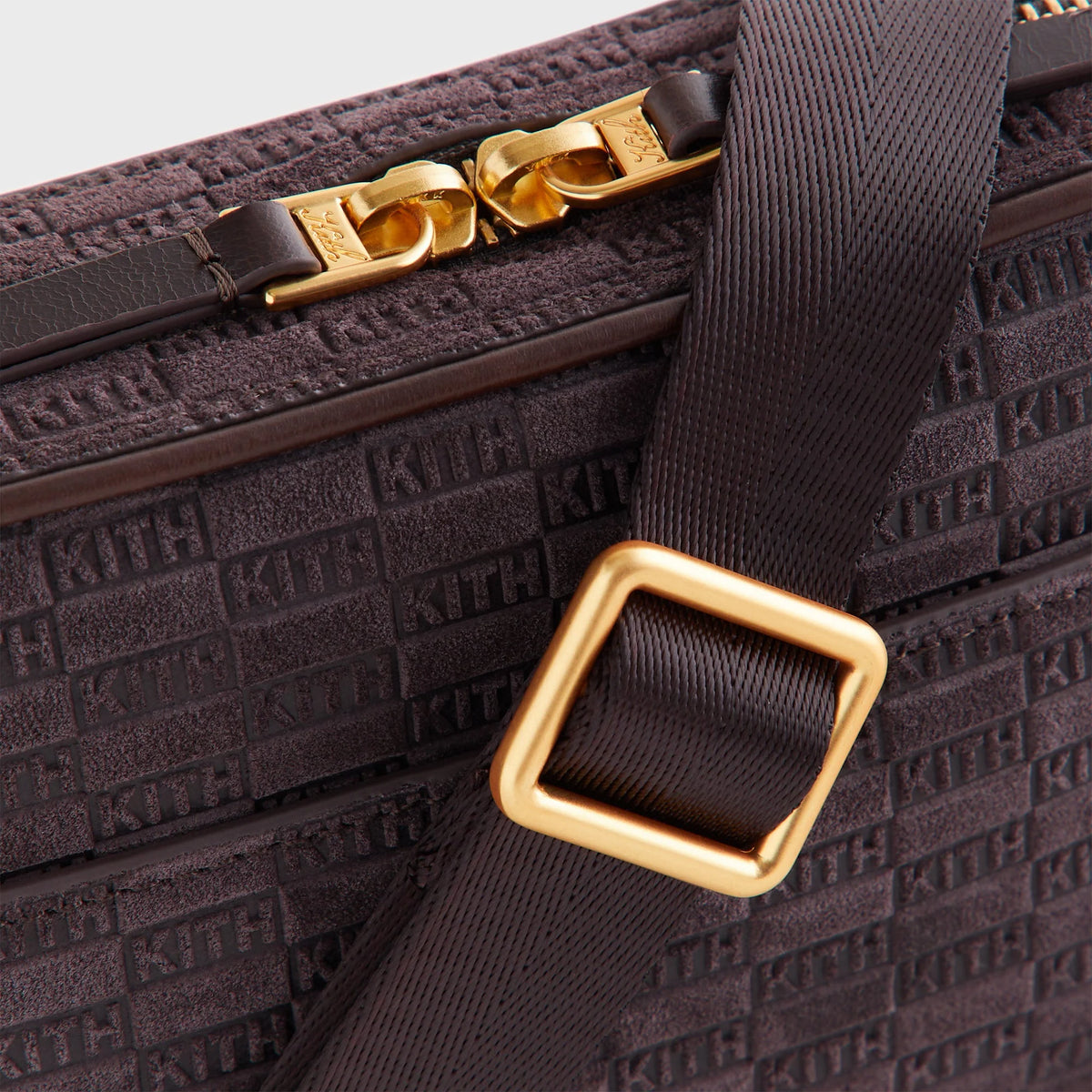 Kith Monogram Suede Crosswalk K20 Bag - Incognito