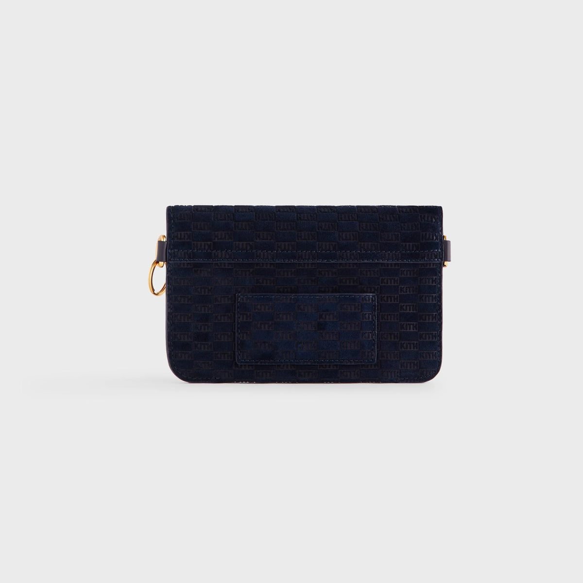 Kith Monogram Suede Envelope K20 Bag - Ink
