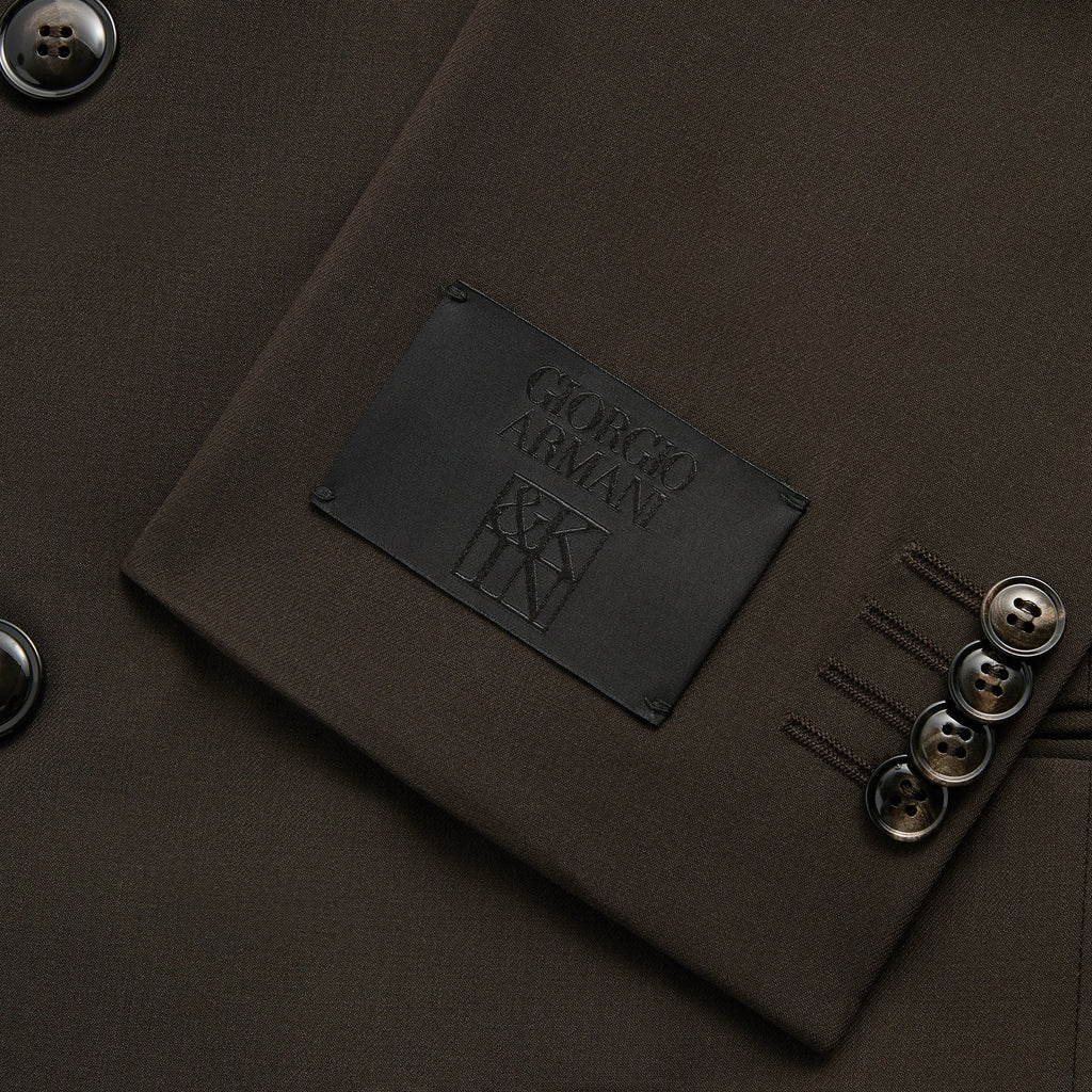 Giorgio Armani & Kith &Kin The Artist Virgin Wool Double-Breasted Jacket - Kindling