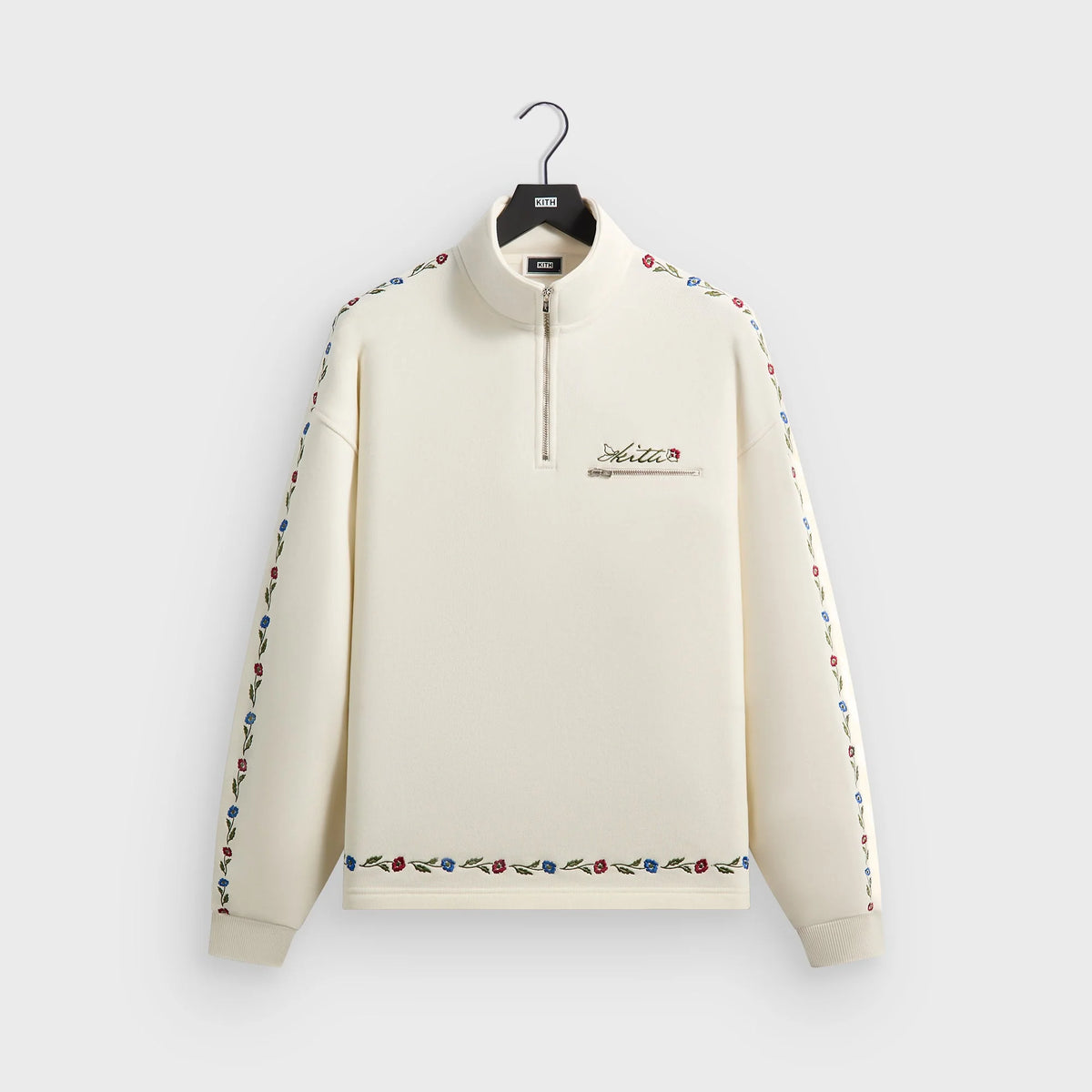 Kith Floral Queensbridge Quarter Zip - Silk