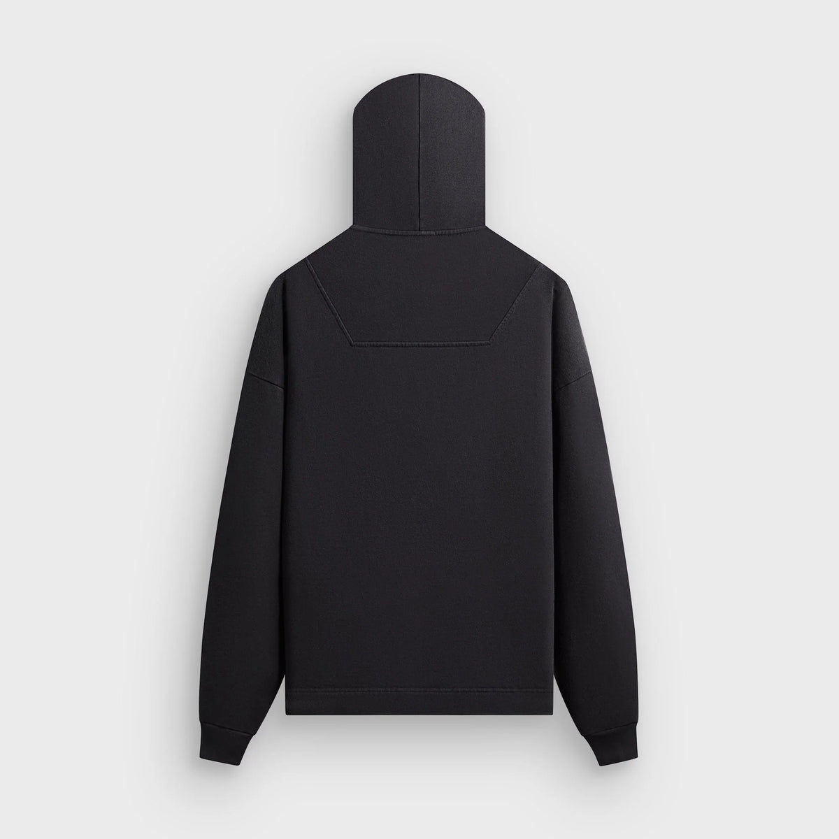 Kith Rib Neck Cropped Camden Hoodie - Black