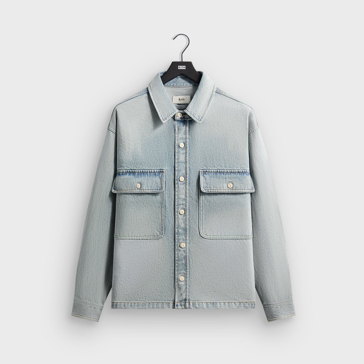 Kith Henson Denim Shirt - Light Indigo