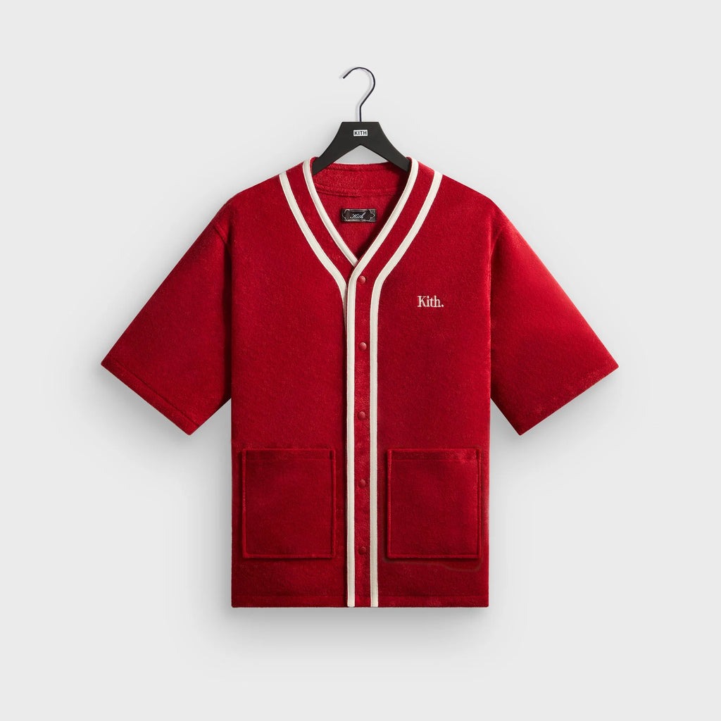 Kith Towel Boucle Billy Baseball Shirt - Allure