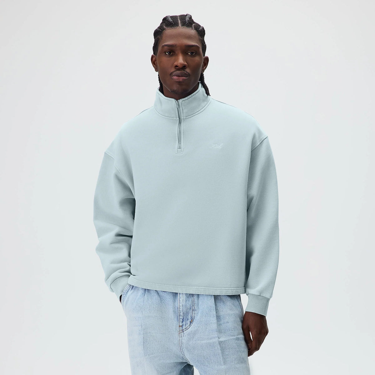 Kith Snow Washed Nelson Quarter Zip - Presence