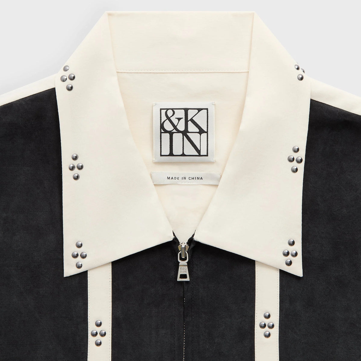 &Kin Cupro Linen Amir Shirt - Black