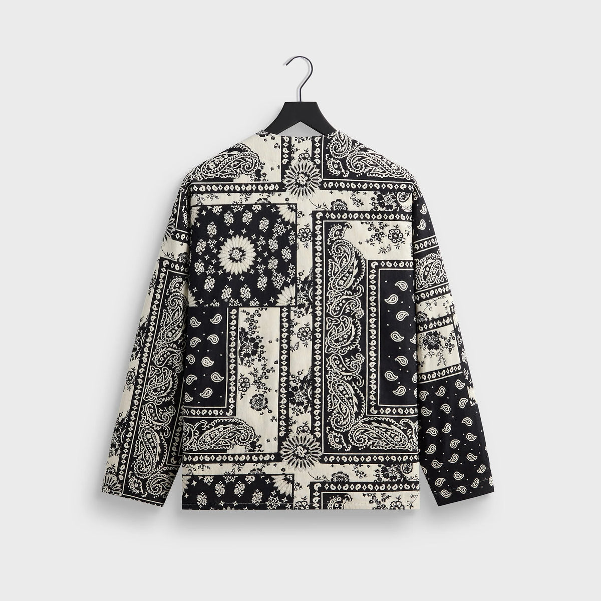 Kith Bandana Jacquard Long Sleeve Willis Shirt - Nocturnal