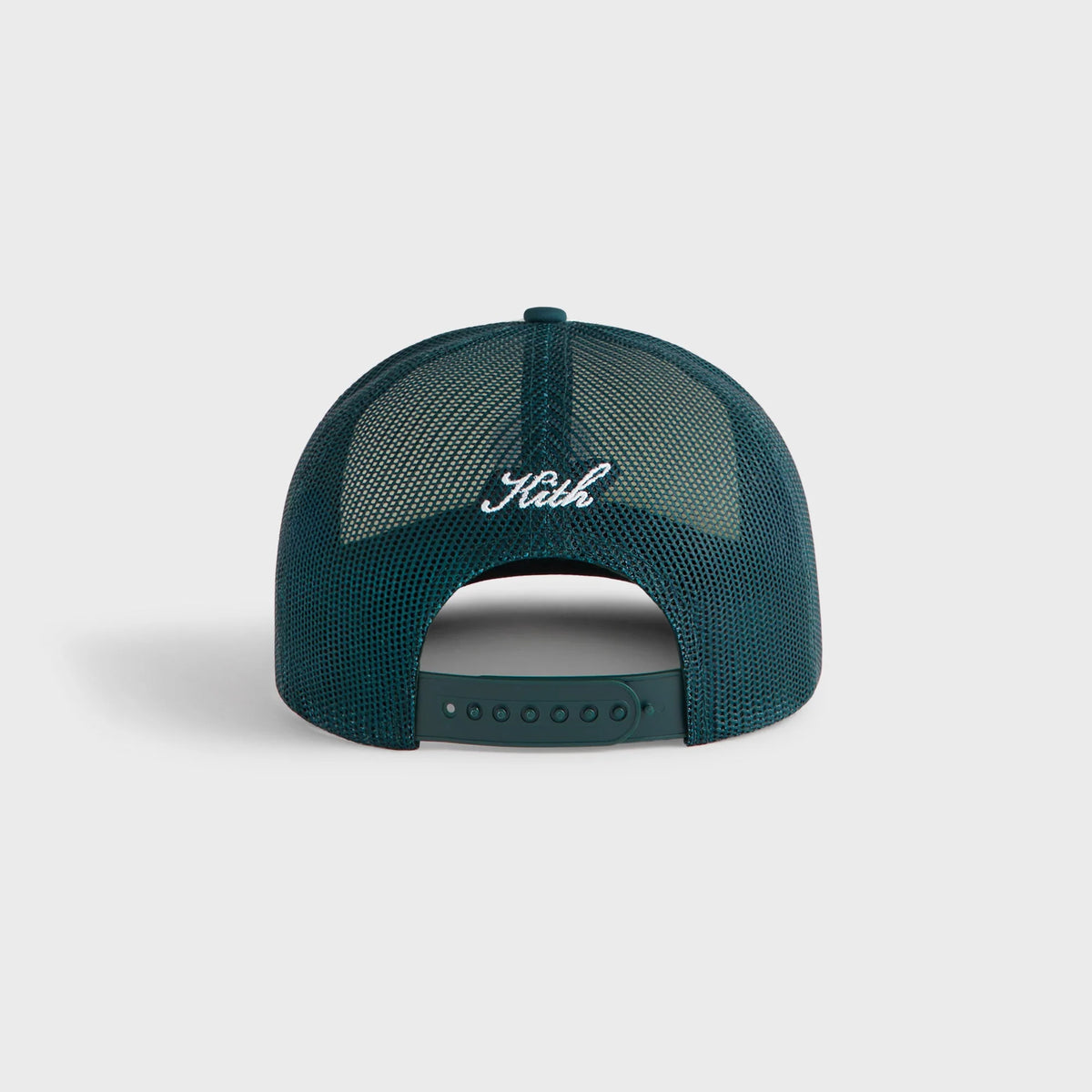 Kith Poly Foam Apple Crest Embroidery Nolan Trucker Hat - Stadium