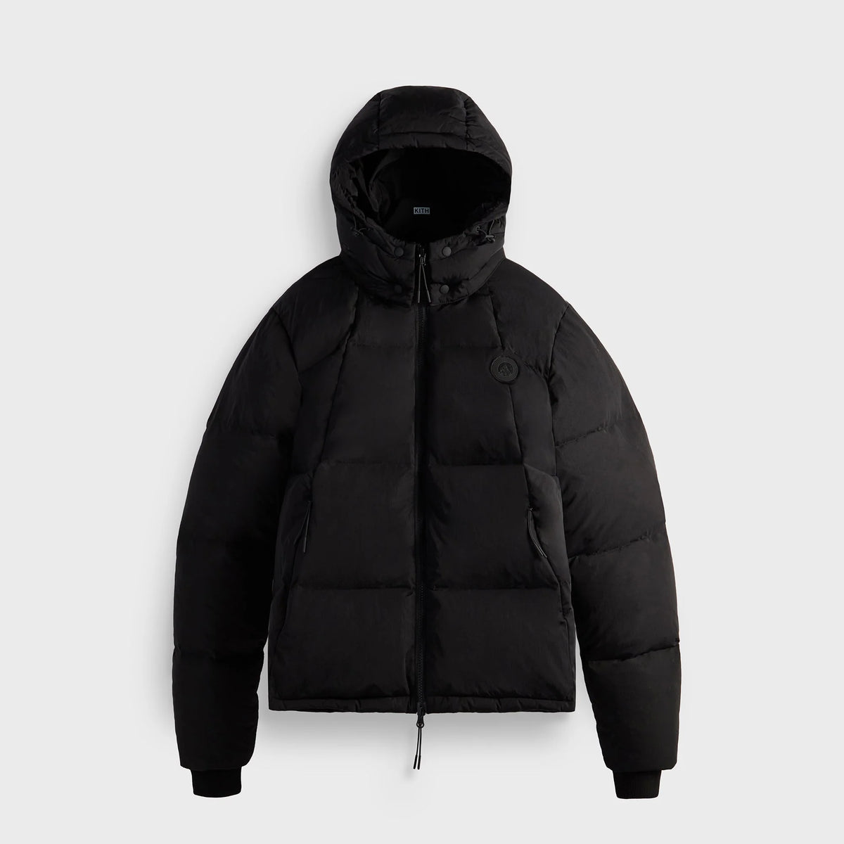Kith Wrinkle Nylon Midi Puffer - Black