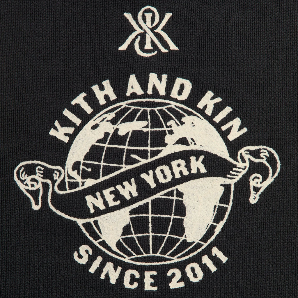 Kith Quarter Zip Wyona Sweater - Ink