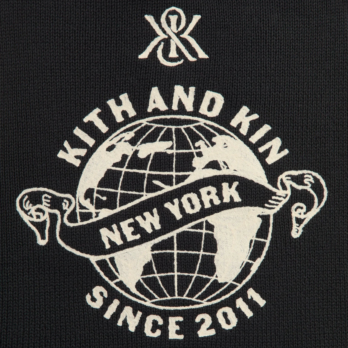 Kith Quarter Zip Wyona Sweater - Ink