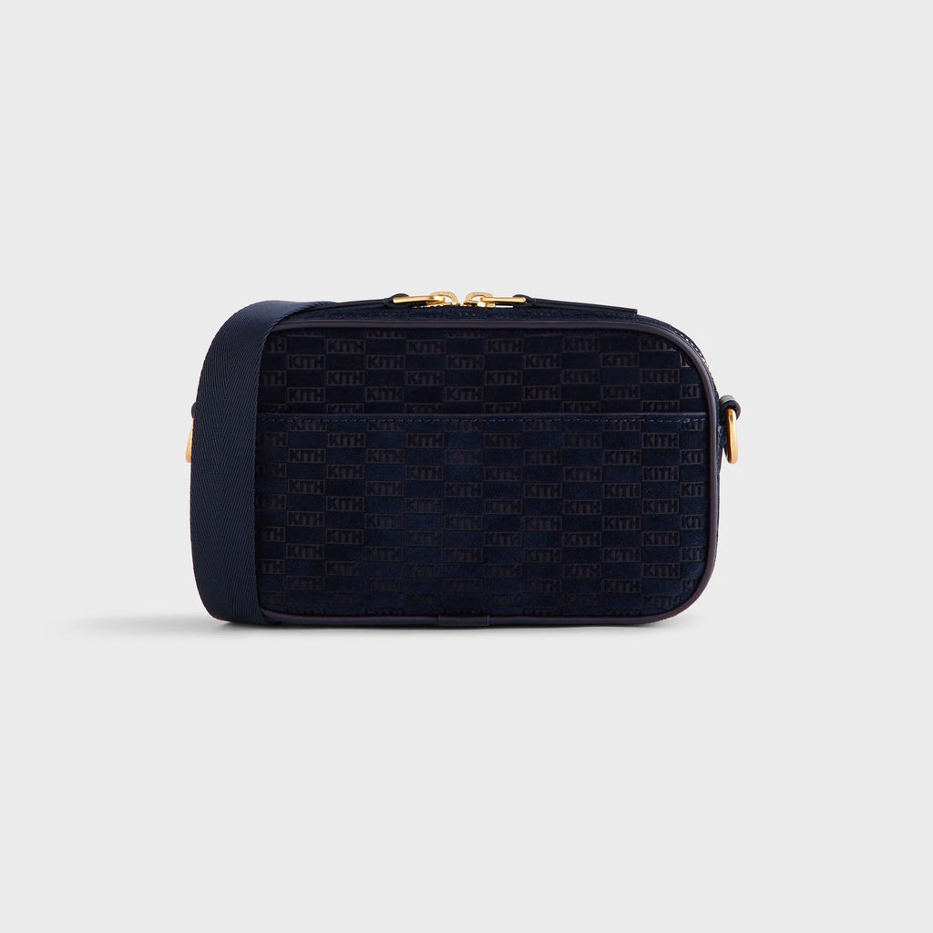 Kith Monogram Suede Crosswalk K20 Bag - Ink
