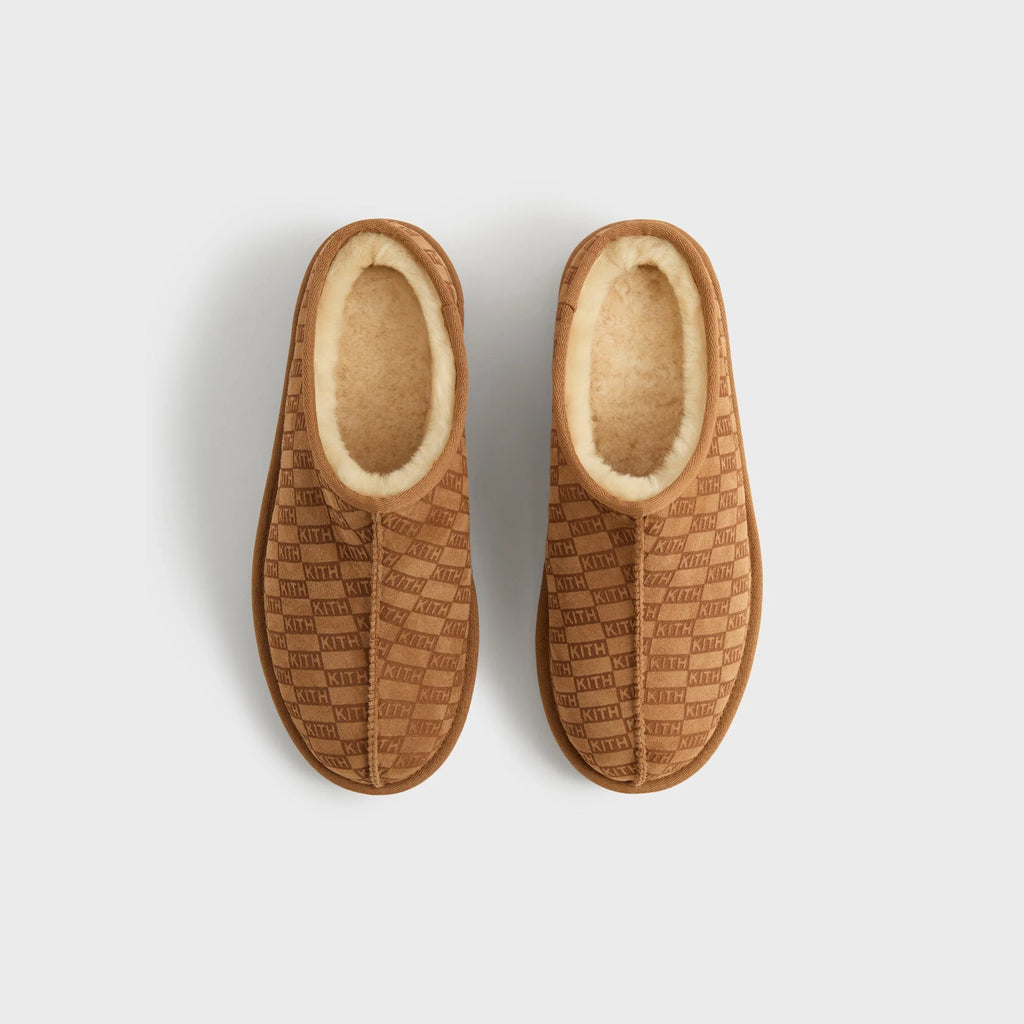 Kith Monogram Shearling Slippers - Loft