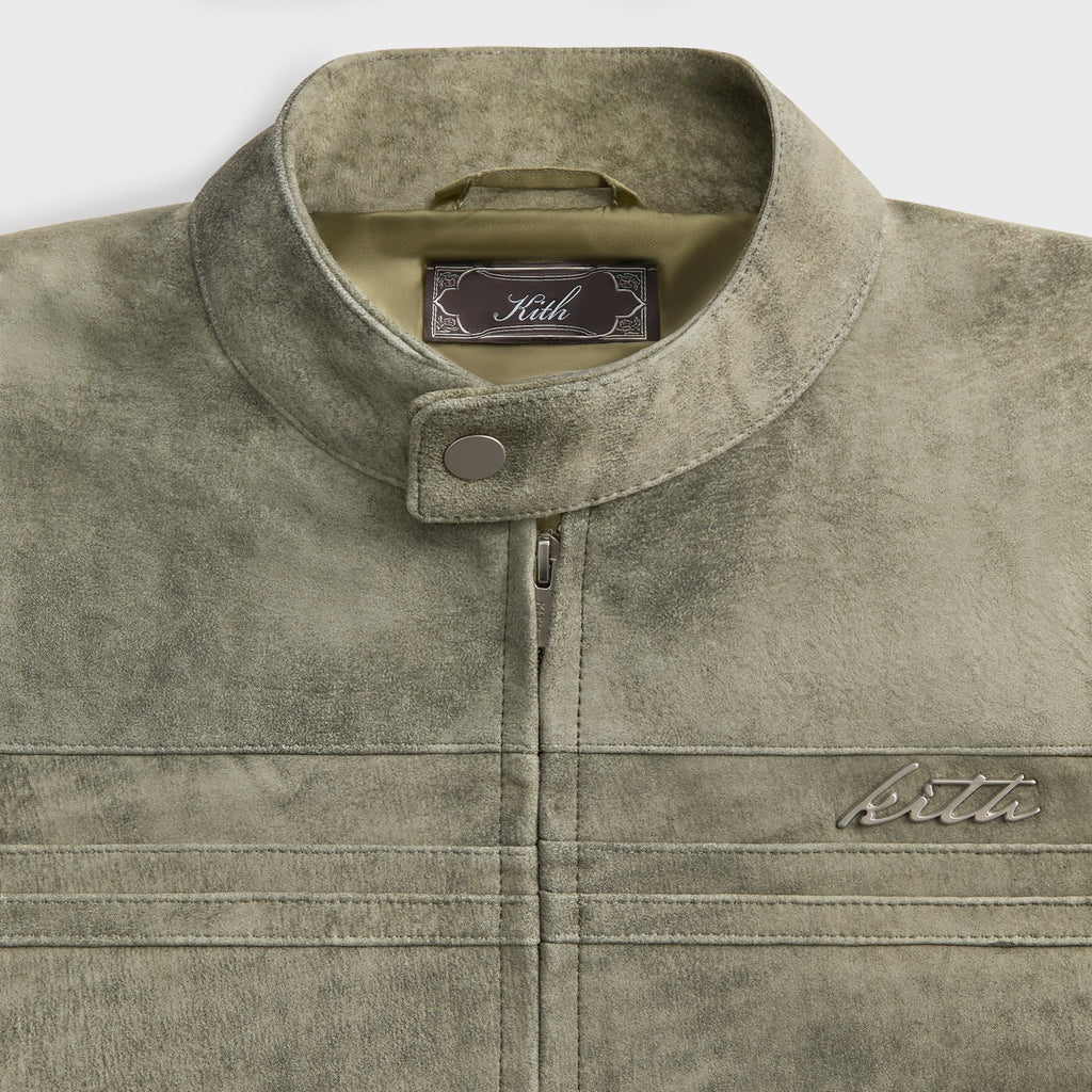 Kith Washed Suede Rossi Moto Jacket - Flagstaff