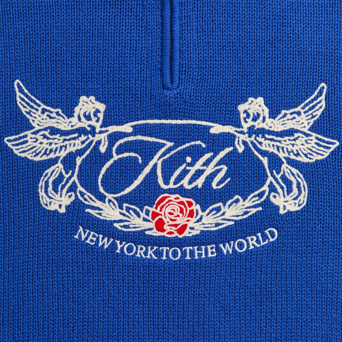 Kith Quarter Zip Wyona Sweater - Cyclone