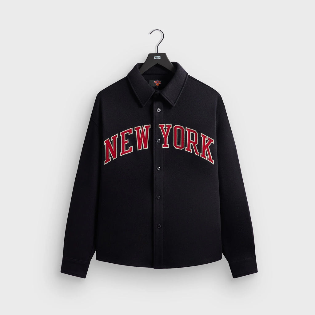 Kith for the New York Knicks Felted Apollo Shirt - Nocturnal
