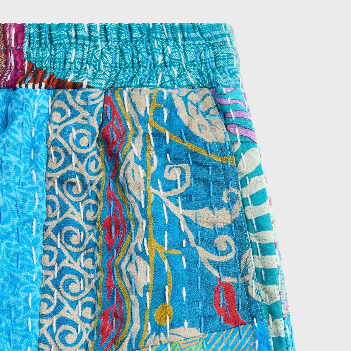 &Kin Tal Patchwork Short - Pattern / Multi