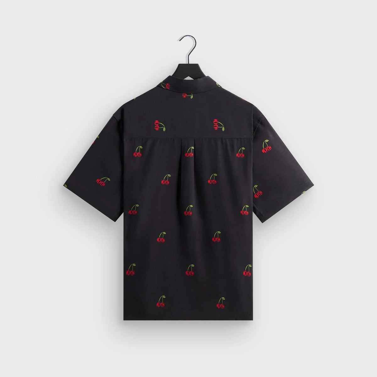 Kith Printed Cherry Cupro Linen Beckham Buttondown - Black