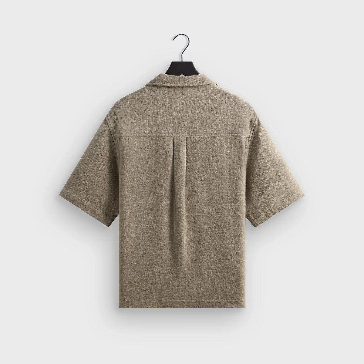Kith Soft Woven Cropped Beckham Camp Collar Shirt - Folly