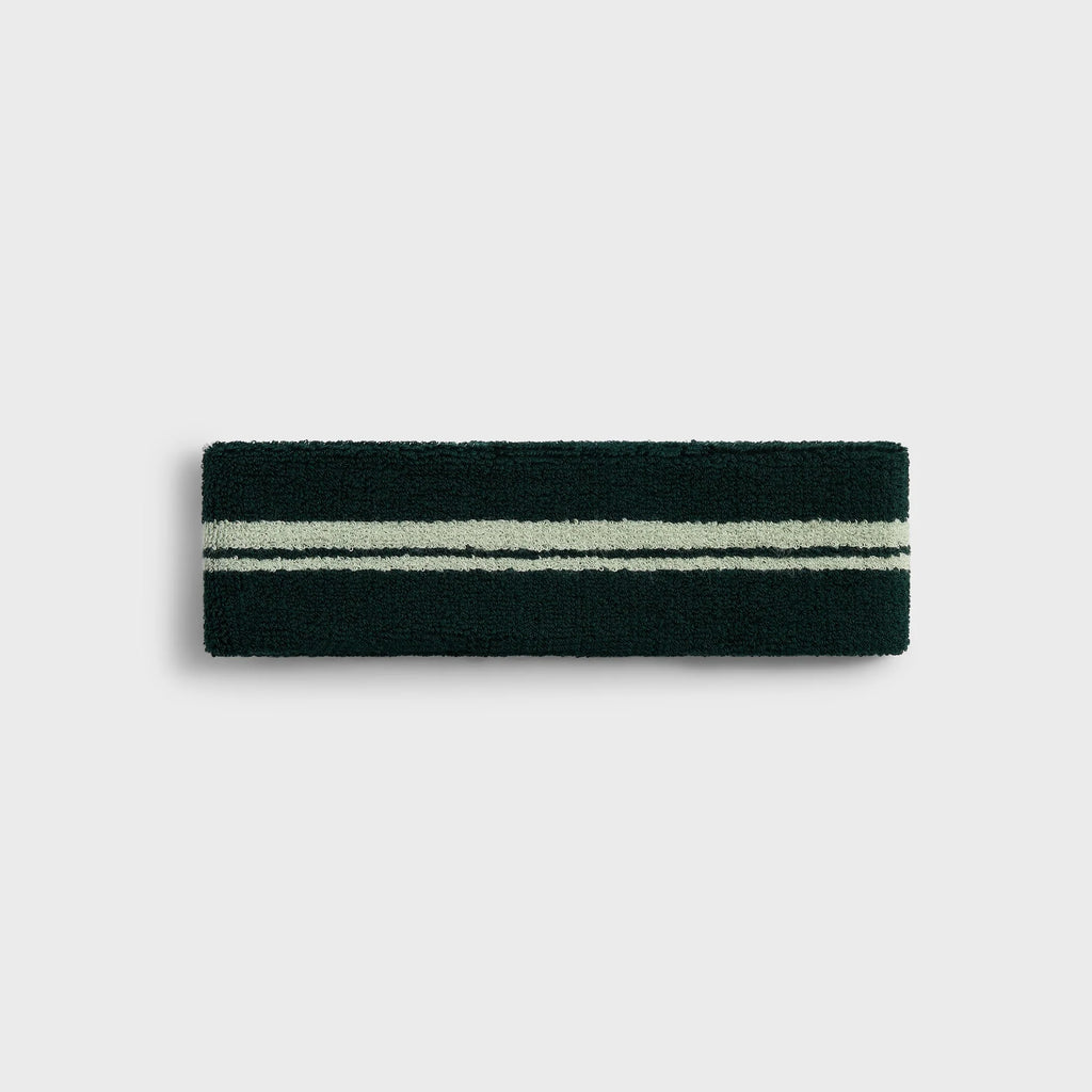 Kith Ivy for Wilson Terry Stripe Headband - Ivy Green