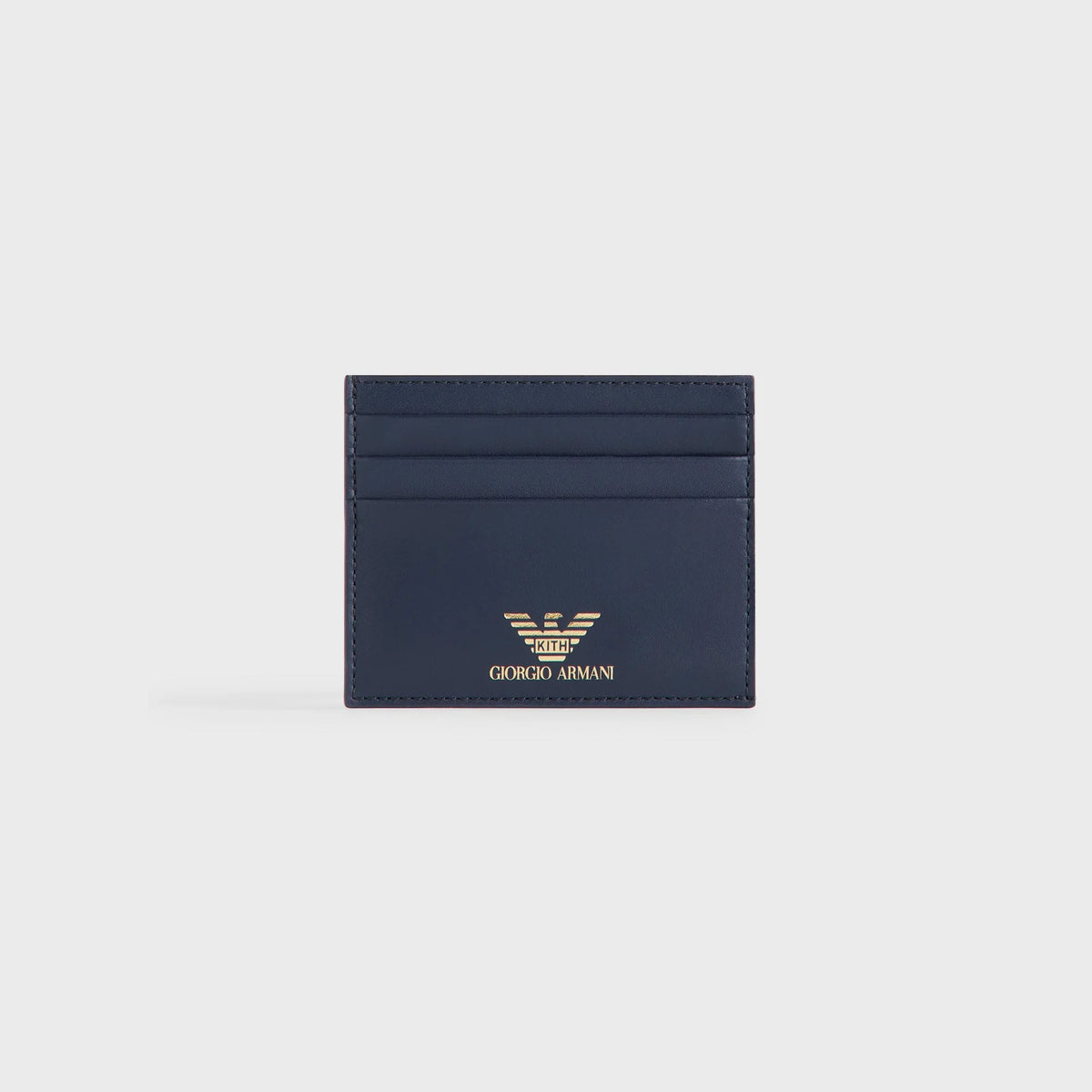 Giorgio Armani & Kith Leather Card Holder - Nocturnal