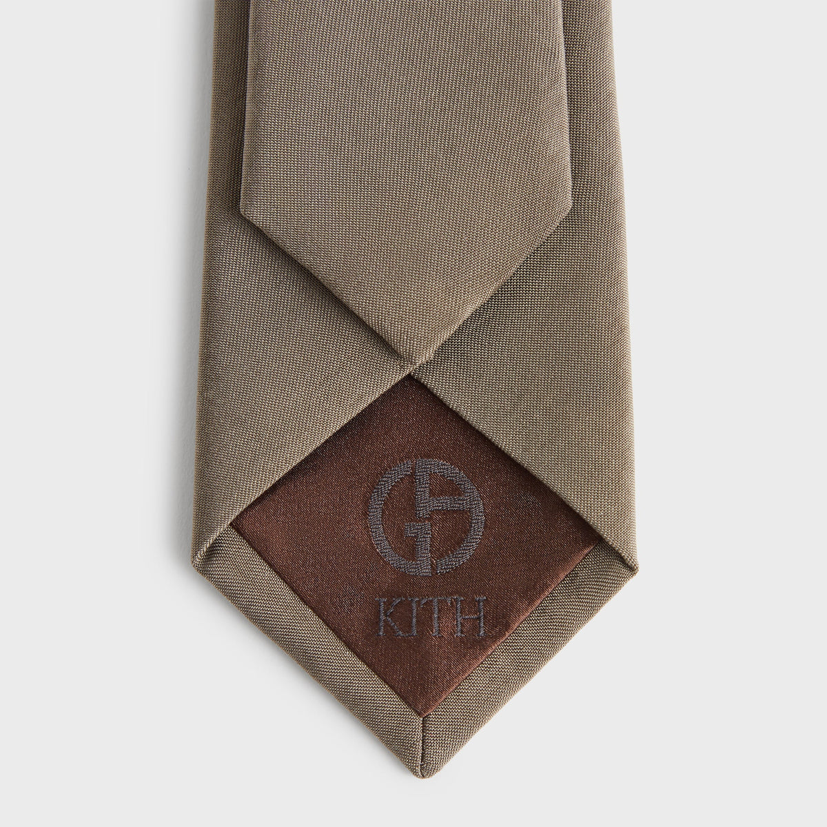 Giorgio Armani & Kith Silk Tie - Gravel