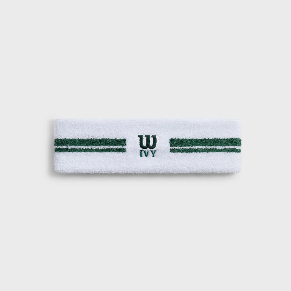 Kith Ivy for Wilson Terry Stripe Headband - White
