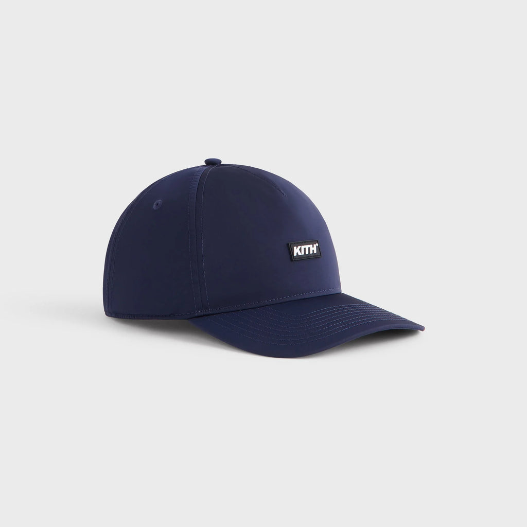 Kith Wrinkle Nylon Bay Low Pinch Crown Snapback - Nocturnal