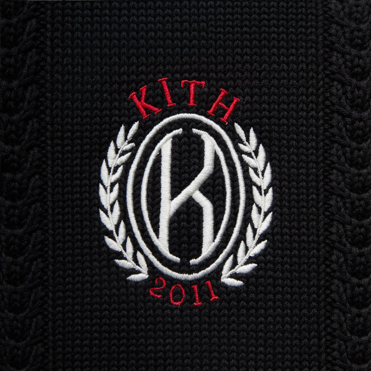 Kith Wagner Long Sleeve Soccer Sweater - Black