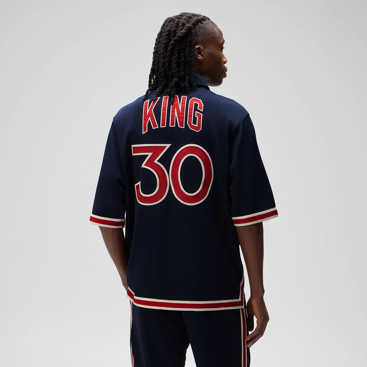 Kith for the New York Knicks Bernard King Woodpoint Shirt - Nocturnal