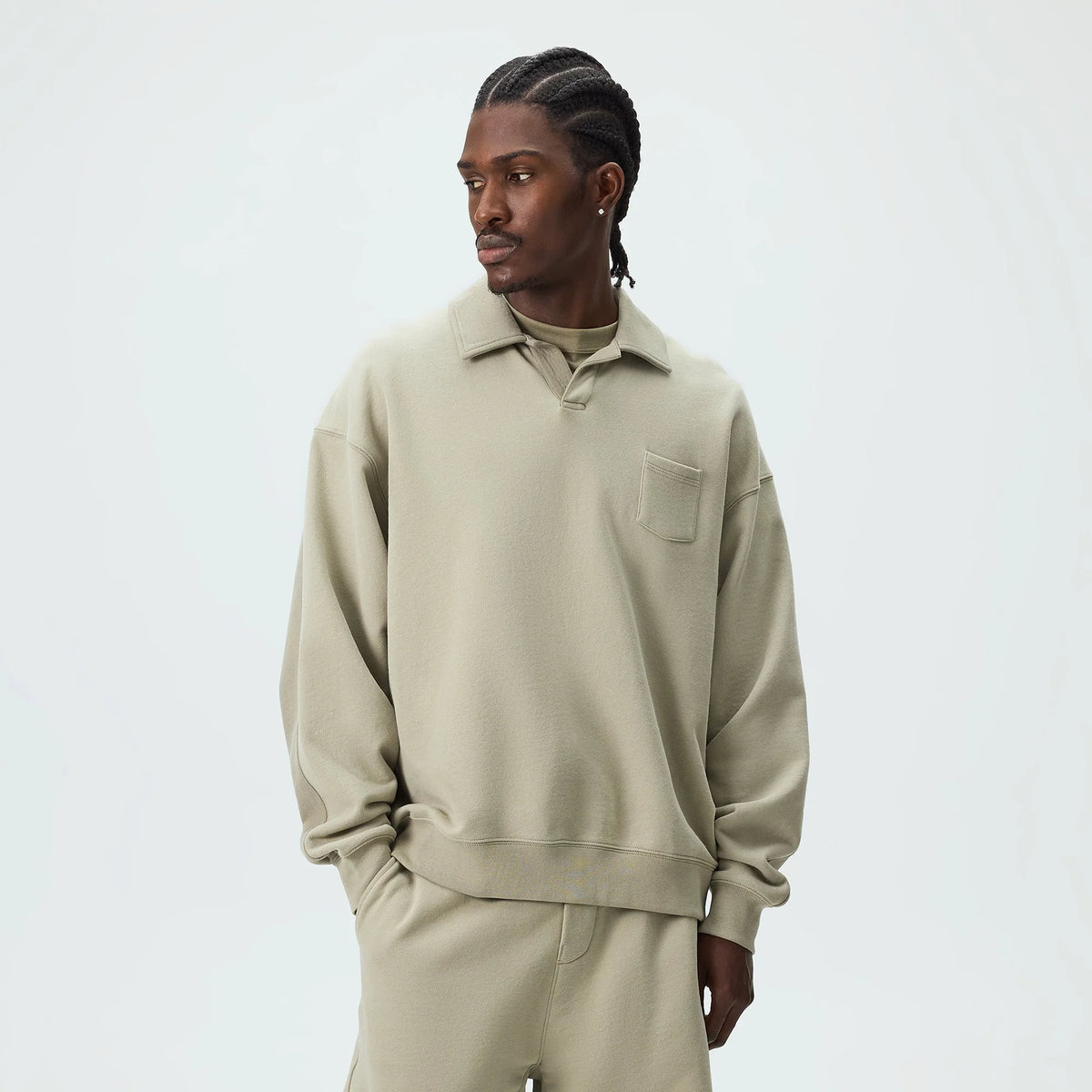 Kith 101 Micro Terry Nelson Rugby - Haze
