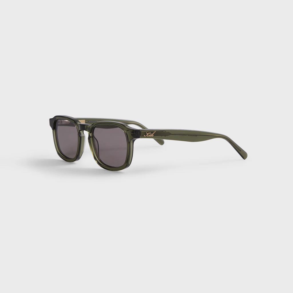 Kith Napeague Sunglasses - Green Crystal / Grey