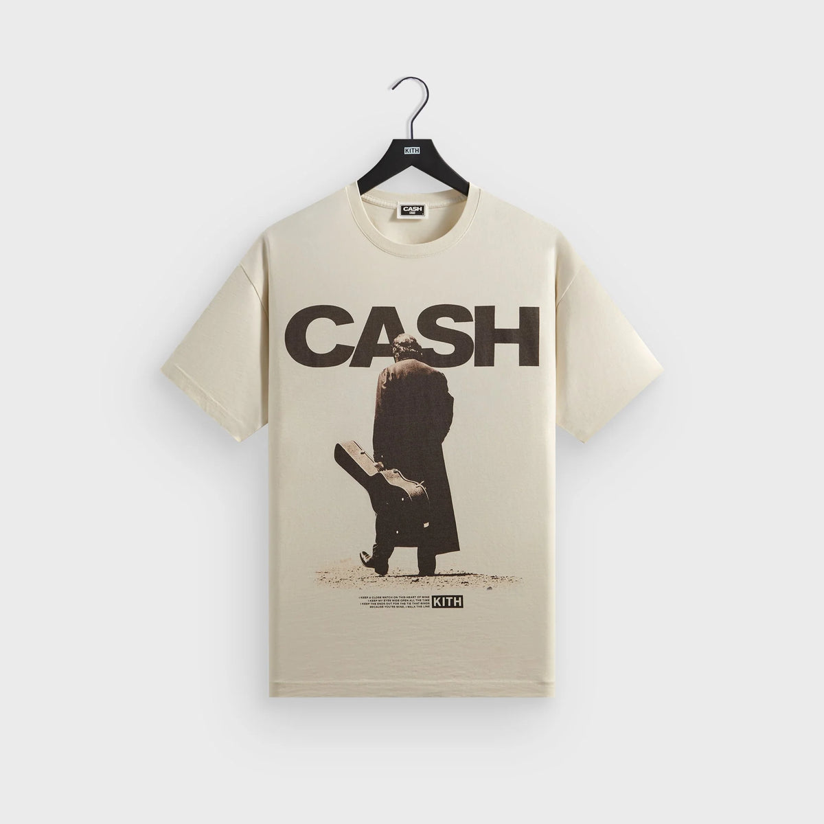 Kith Records for Johnny Cash Solo Desert Vintage Tee - Muslin