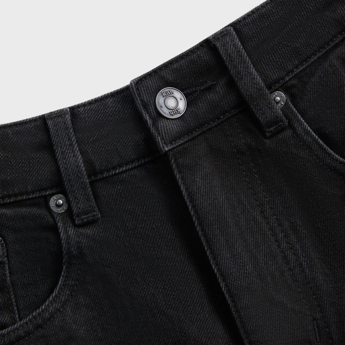 Kith Centre Straight Jeans - Black