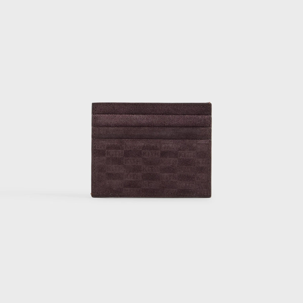 Kith Monogram Suede Card Holder - Incognito