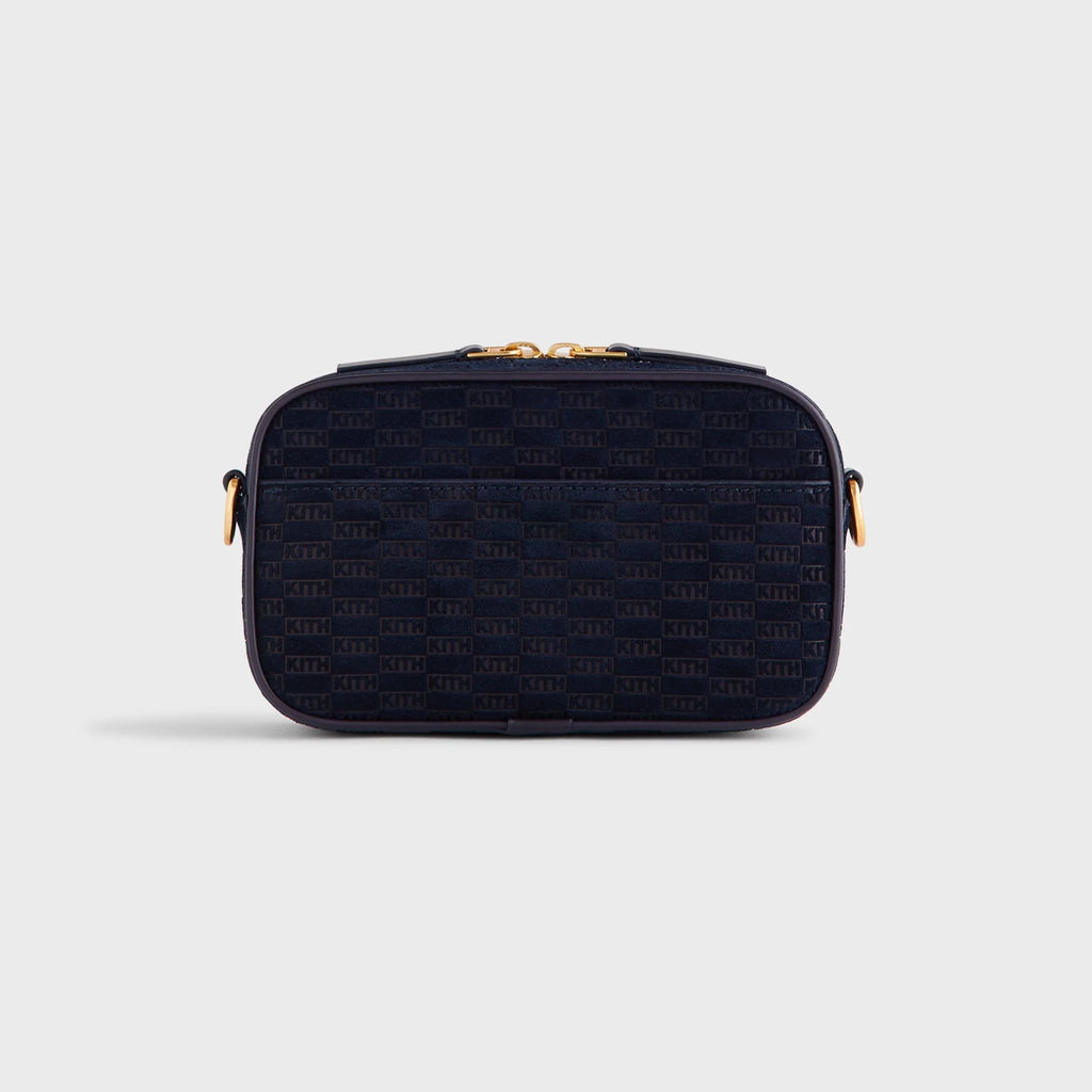 Kith Monogram Suede Crosswalk K20 Bag - Ink