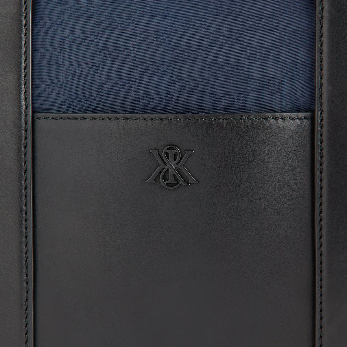 Kith Monogram Nylon Leather Traveler K40 Bag - Nocturnal