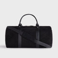 Kith Monogram Suede Traveler K55 Bag - Black