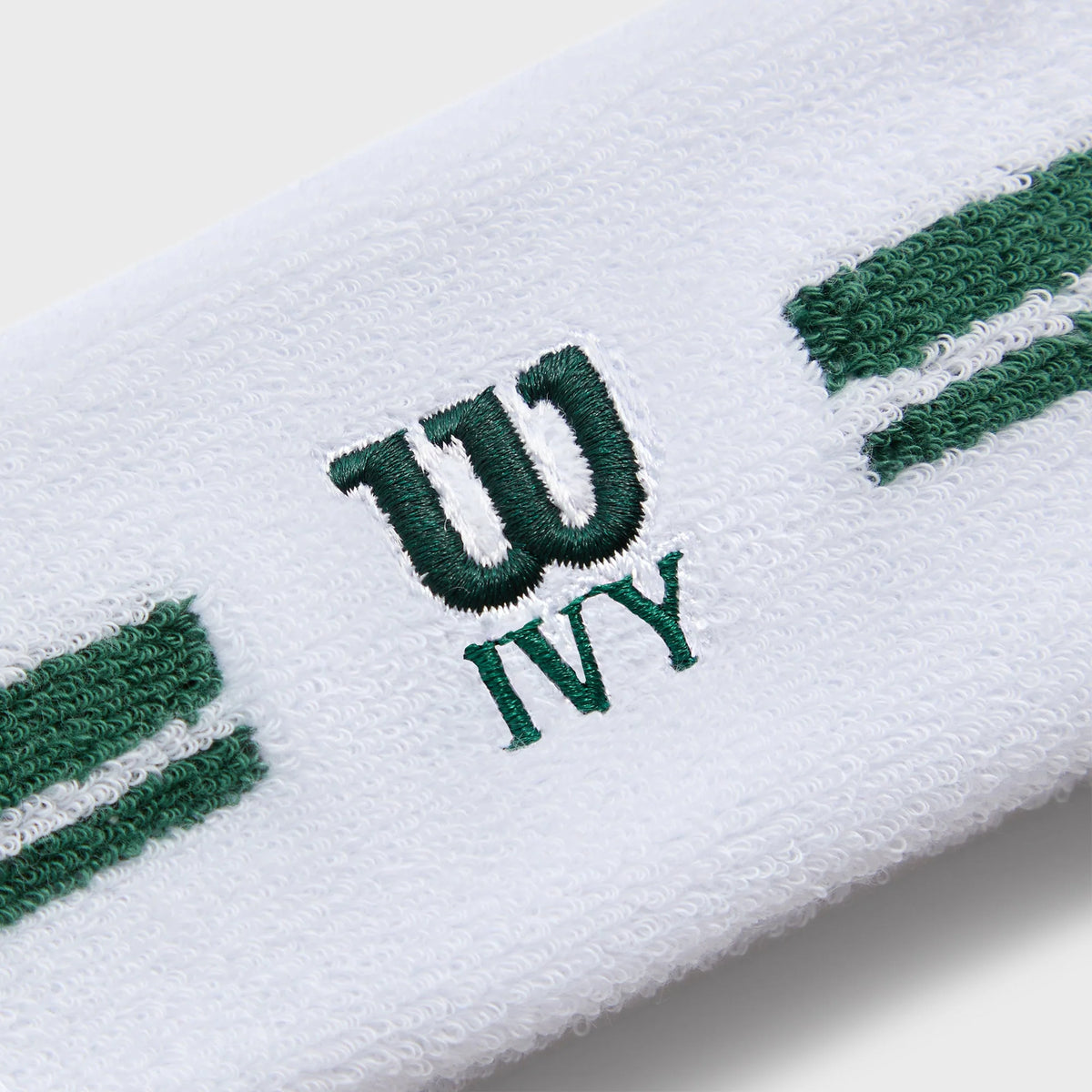 Kith Ivy for Wilson Terry Stripe Headband - White