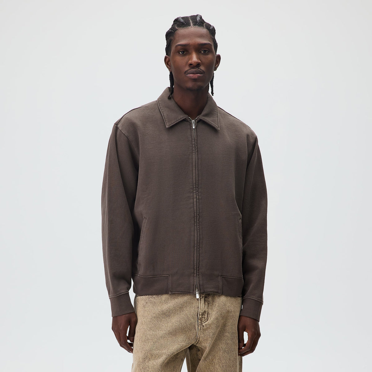 Kith Chester Fleece Blouson - Mineral