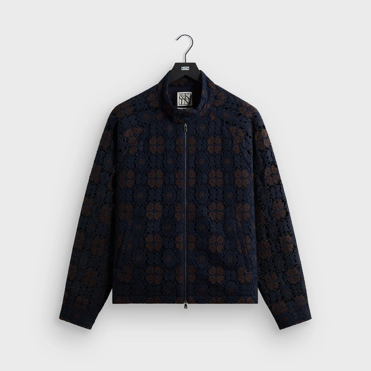 &Kin Retro Floral Lace Eddy Jacket - Cosmos