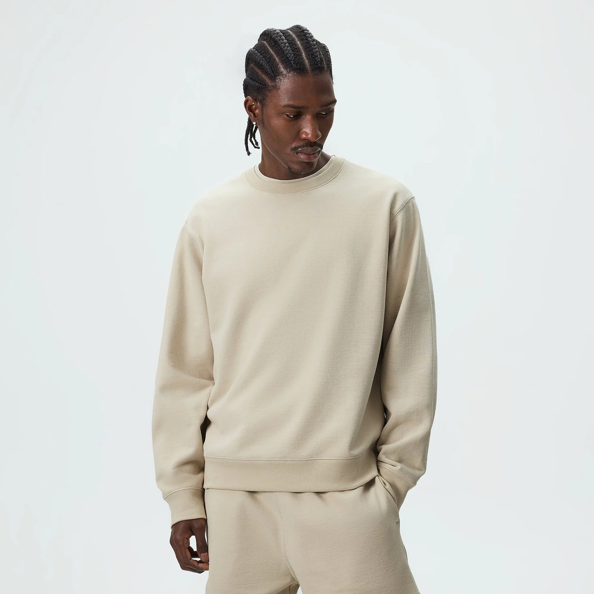 Kith 101 Brushed Terry Rhodes Crewneck - Hallow