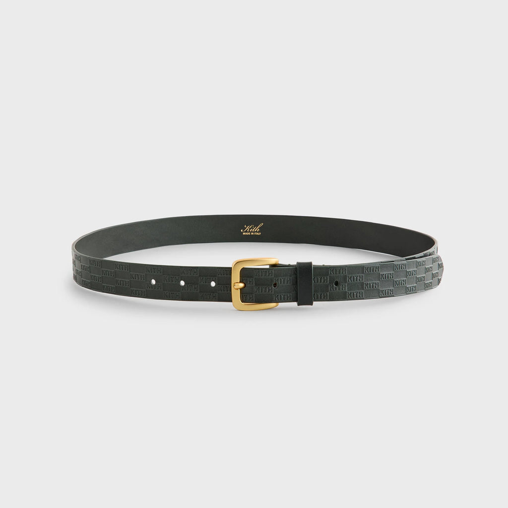 Kith Monogram Vachetta Leather Belt - Equestrian